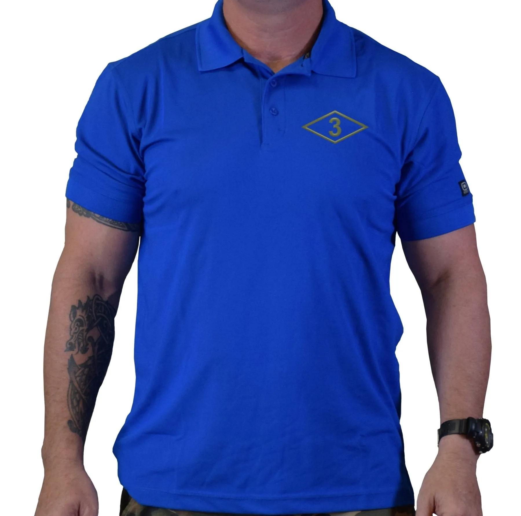 3D Batt Diamond Polo