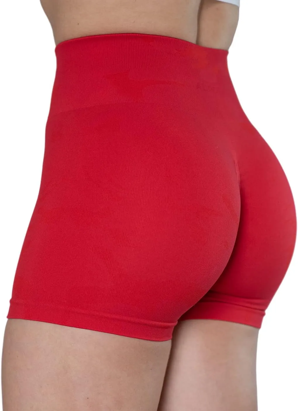 AUROLA CAMO Workout Shorts for Women Seamless Subtle Logo Scrunch Shorts