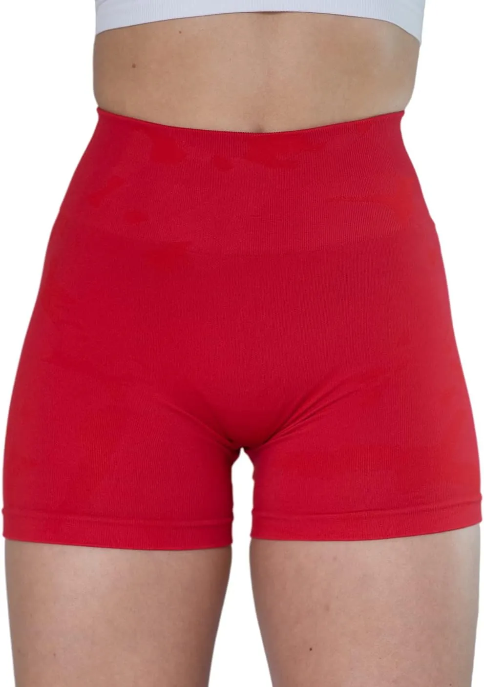 AUROLA CAMO Workout Shorts for Women Seamless Subtle Logo Scrunch Shorts