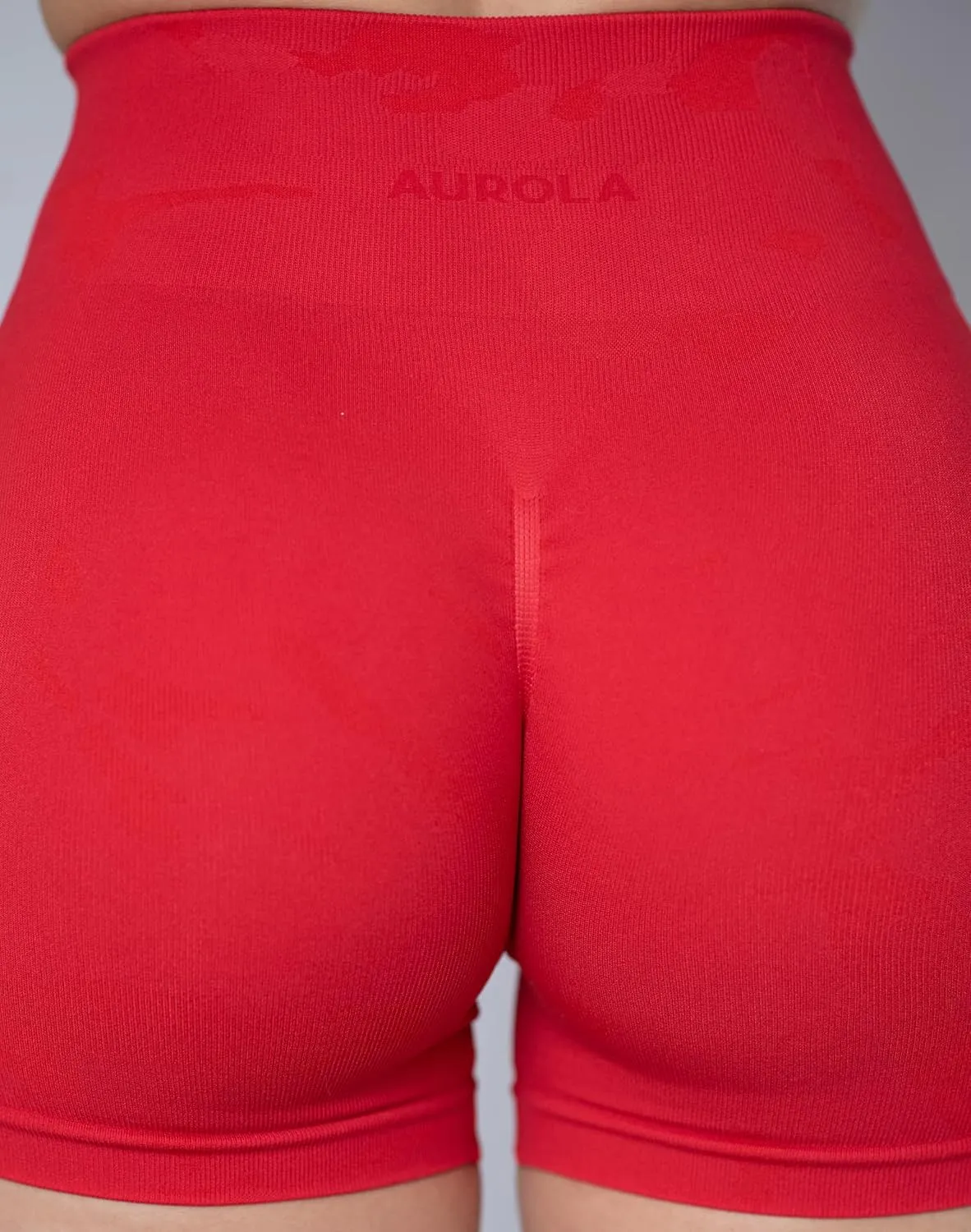 AUROLA CAMO Workout Shorts for Women Seamless Subtle Logo Scrunch Shorts