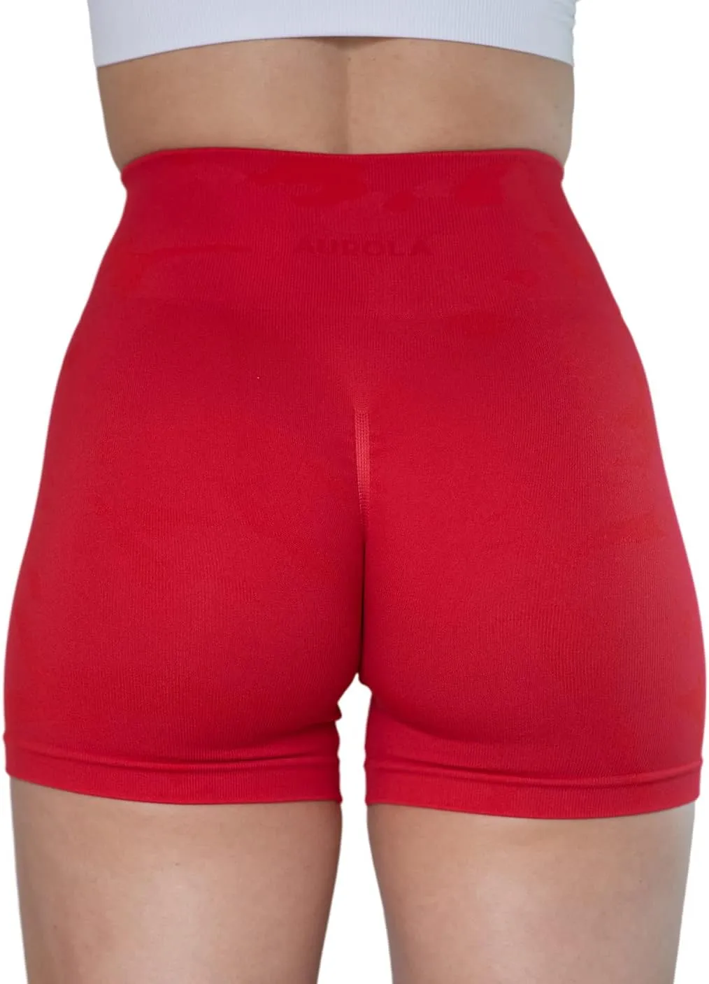 AUROLA CAMO Workout Shorts for Women Seamless Subtle Logo Scrunch Shorts