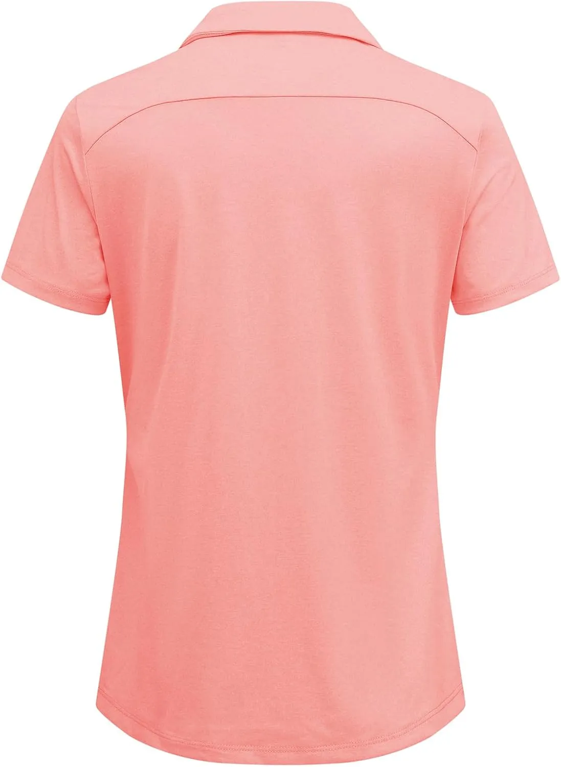 BGOWATU Women's Polo Shirts Golf Tennis Shirts Short Sleeve 3 Buttons Collared Casual Top UV Sun Protection Dry Fit