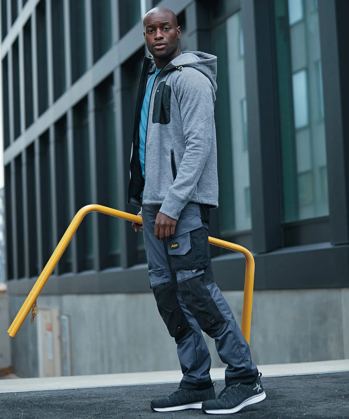 Black/Black - Fleece hoodie (8041)