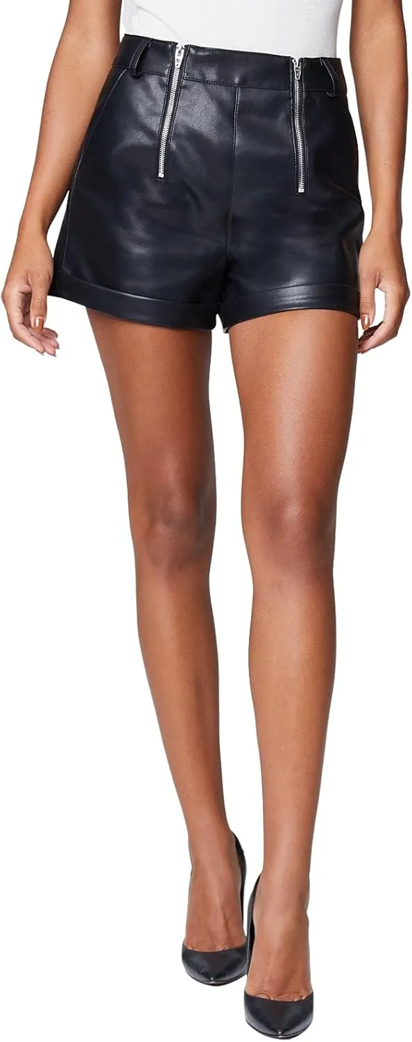 [BLANKNYC] Vegan Leather Shorts