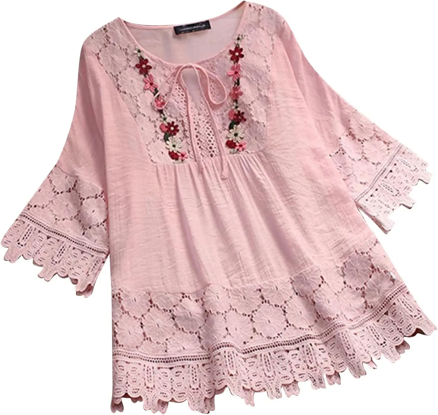 Boho Long Sleeve Spring Top Women Office Oversized with Buttons Shirt for Women Coloured Loose Lapel Comfort
