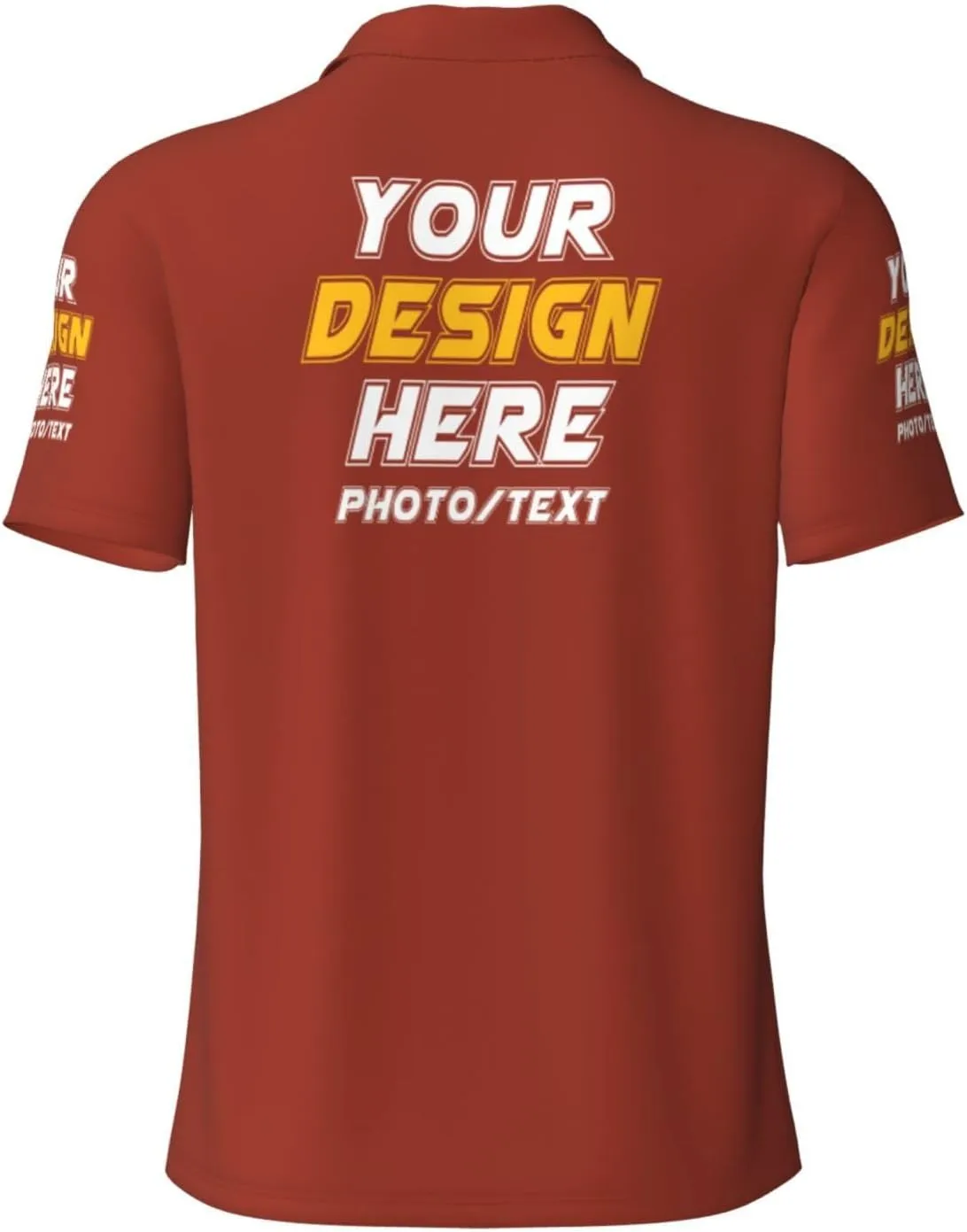 Custom Polo shirts Add Your Text Picture Name Logo Casual Custom Polo shirt Fashion Custom Polo shirts