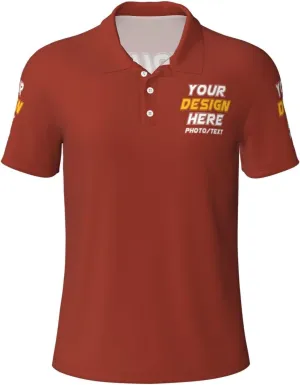 Custom Polo shirts Add Your Text Picture Name Logo Casual Custom Polo shirt Fashion Custom Polo shirts