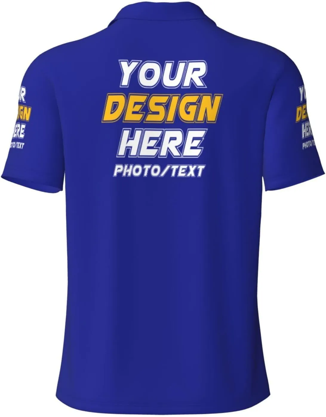 Custom Polo shirts Add Your Text Picture Name Logo Casual Custom Polo shirt Fashion Custom Polo shirts
