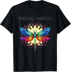 Dragonfly Yoga Meditation Mandala T-Shirt