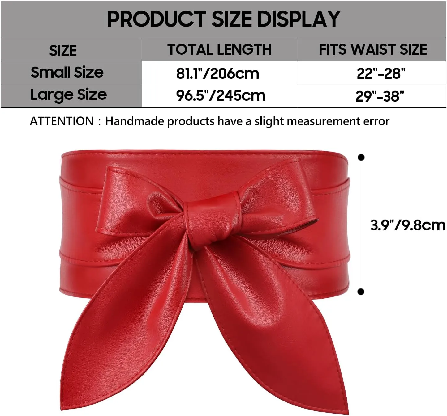 EIMMBD Womens Belts for Dress Obi Belts for Women Wide Waistband Knotted Belt for Dress