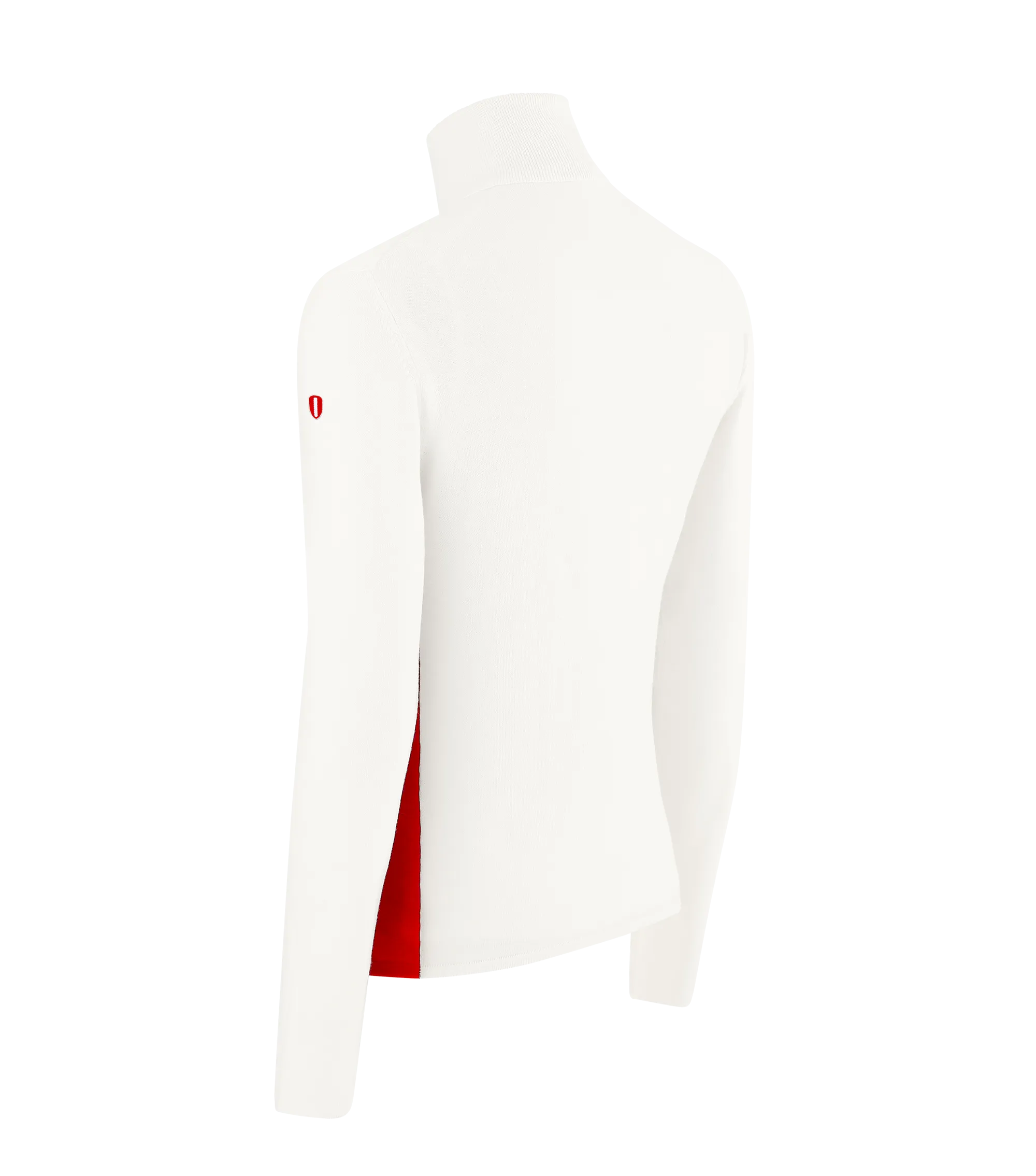 KALANI ROLL NECK PULLOVER</p>Ice White