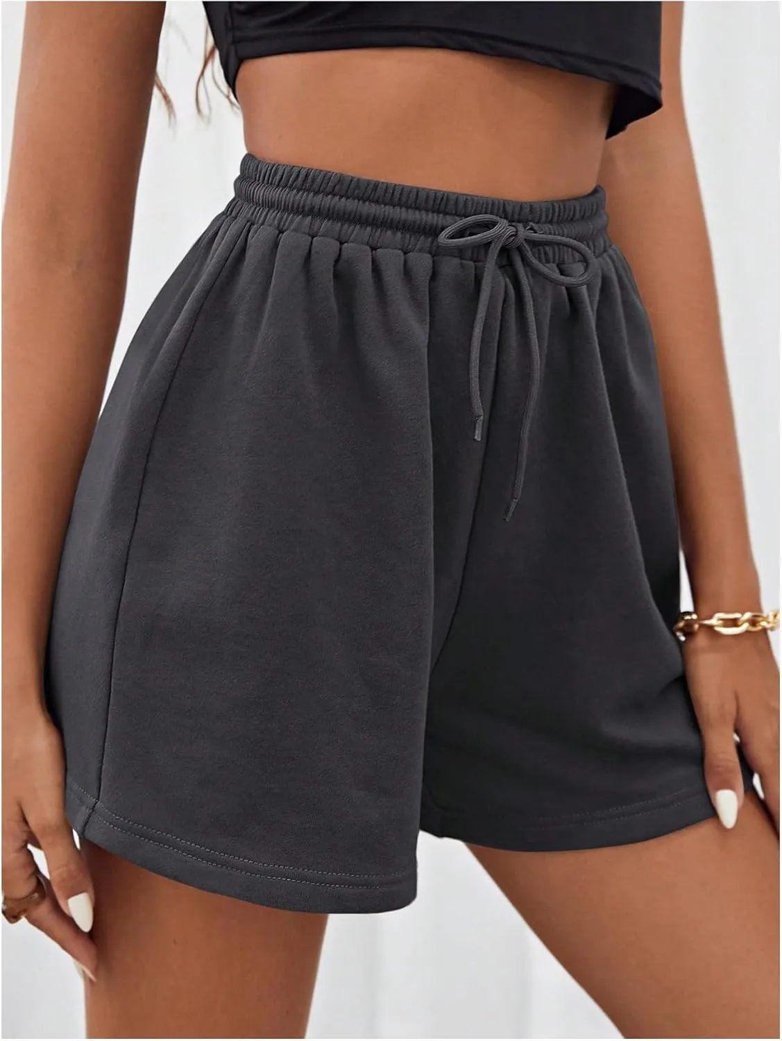 MakeMeChic Women's Sweat Shorts Summer Casual Camo Boxer Workout Shorts