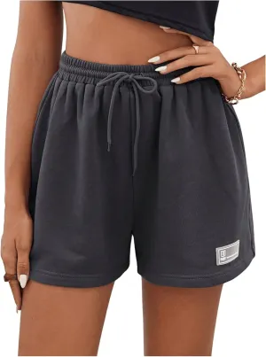 MakeMeChic Women's Sweat Shorts Summer Casual Camo Boxer Workout Shorts
