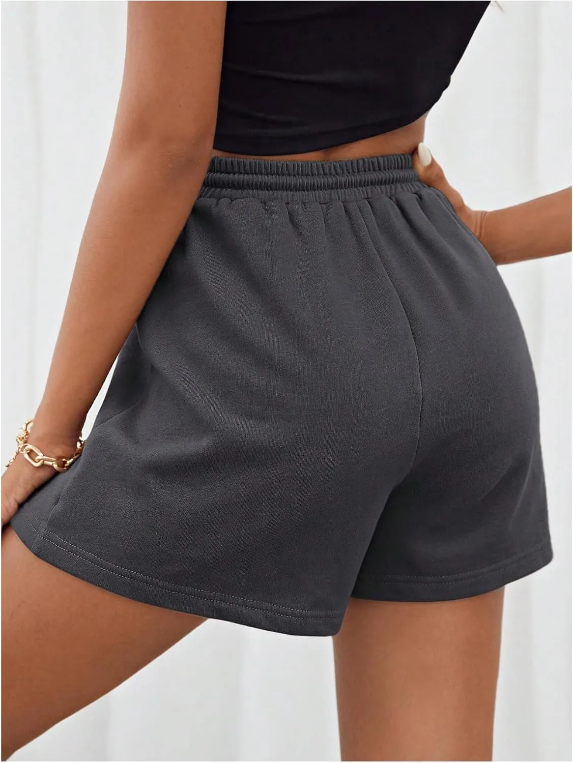 MakeMeChic Women's Sweat Shorts Summer Casual Camo Boxer Workout Shorts