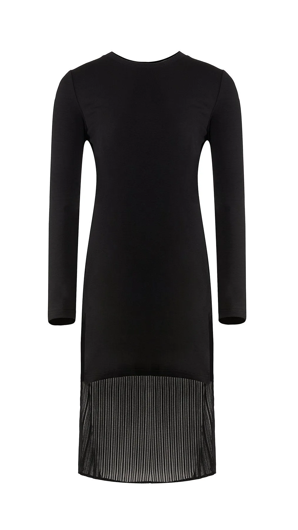 Pleated Chiffon Back Top