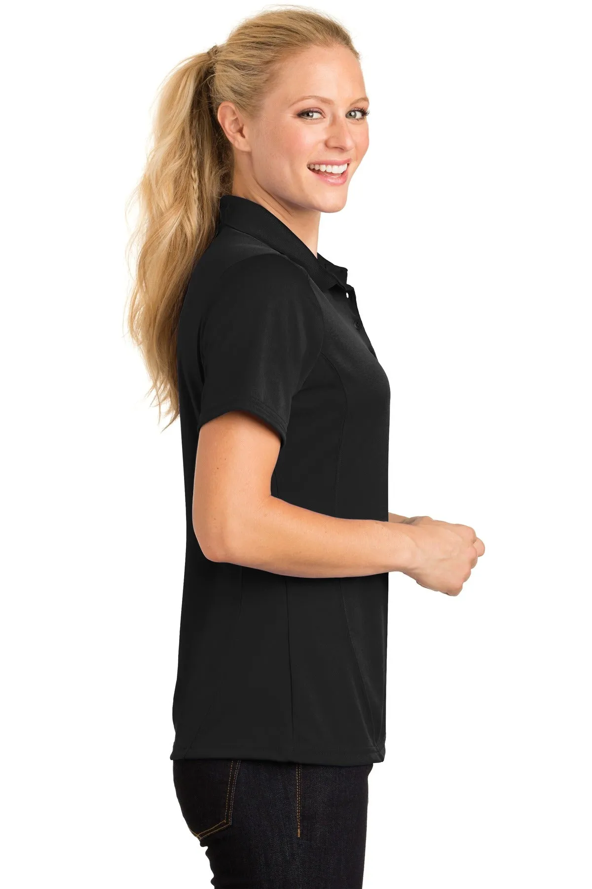 Sport-Tek® Ladies Dry Zone® Raglan Accent Polo. L475
