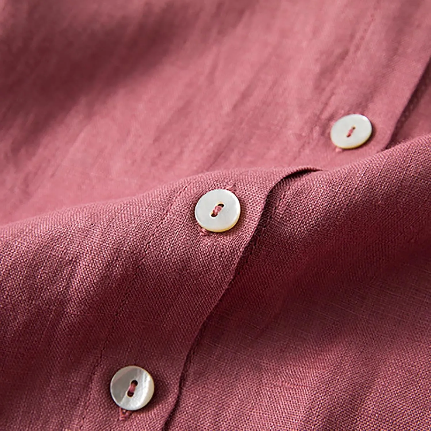 Summer Linen Dresses for Women 2025 Short Sleeve Button Shirt Dress Lapel Vneck Casual Beach Vacation Maxi Dresses